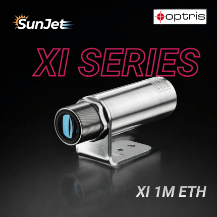 Optris Xi 1M ETH &ndash; 用於金屬、鋼鐵、陶瓷、半導體的自主式短波紅外線熱像儀